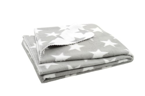 Jollein Little Star 514-511-64966 Blanket (75 x 100 cm Cotton Grey)