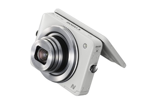 Canon PowerShot N Compact Digital Camera - White (12.1 MP, 8x Optical Zoom) 2.8 inch Touchscreen LCD