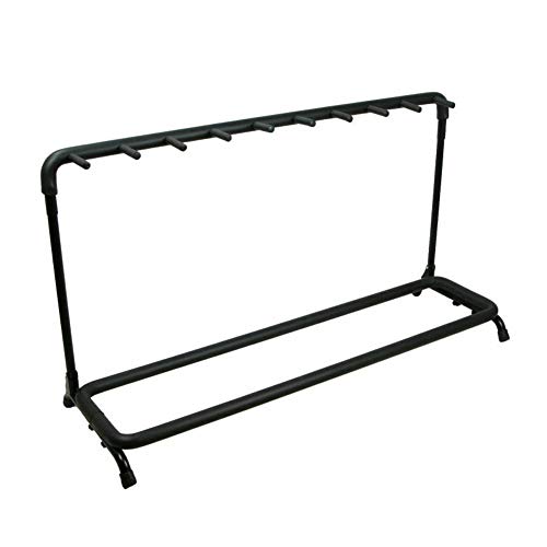 Guitar Rack，3Way，5Way，7 Way，9Way， Professional Guitar Rack Stand Holds, Acoustic or Bass Guitars-Black