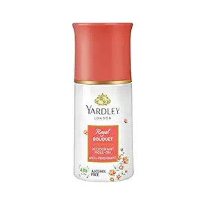Yardley Royal Bouquet Deodorant Roll-on for Women, 50 milliliters