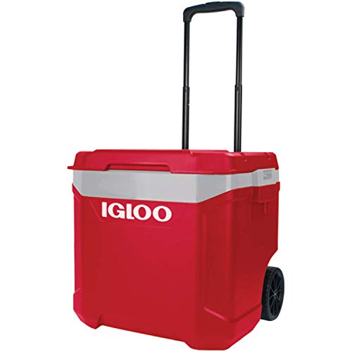 Igloo Coolers Europe Latitude 60 Glacière sur Roues Rouge Adulte Unisexe, 57 Litre