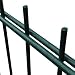 Produktbild Doppelstab-Zaun 1230x2000 grün