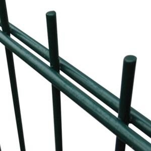 Preisvergleich Produktbild Doppelstab-Zaun 1230x2000 grün