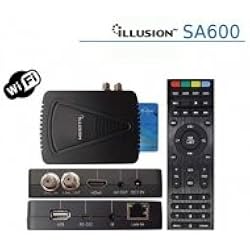 Illusion - Reproductor Multimedia, Sa600 con conexión ethernet y WiFi, Alta definición (HD)