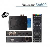 Illusion - Reproductor Multimedia, Sa600 con conexión ethernet y WiFi, Alta definición (HD)