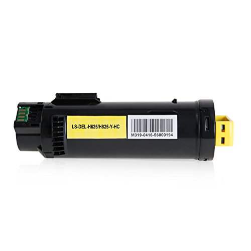 Logic-Seek Toner kompatibel zu Dell H625 H825 CDW H820 Series S2825 CDN – Yellow 2.500 Seiten - 2