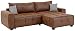 Produktbild Bellezza Polsterecke mit Bettfunktion und Bettkasten Ecksofa, Stoff, Braun, 165 x 242 x 87 cm
