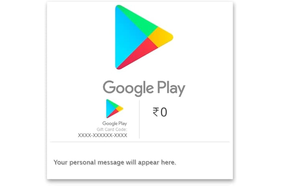 Google Play Gift Code - Digital Voucher