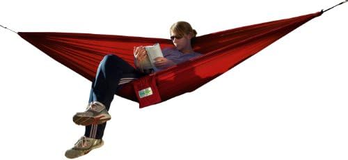 Trek Light Gear - Compact and Ultralight Hammock - Weighs only 14 oz. - {Red}