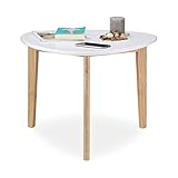 Modern: Die matt weiß lackierte Tischplatte setzt einen modernen Akzent gegenüber den Tischbeinen aus Eiche - Diese Kombination verleiht dem Tisch ebenso Gemütlichkeit wie Eleganz