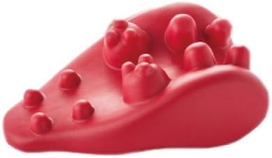 Rugged Neck Stretcher Relax Massage Pillow Stiff Red