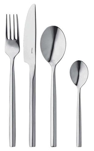 Stellar Rochester Stainless Steel 24 Piece Canteen Cutlery Set Polished BL50