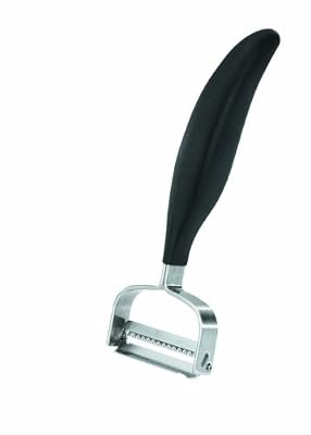 GEFU GE13660 Striscia Éplucheur à Julienne Acier Inoxydable Noir 22 x 8,6 x 26 cm