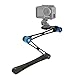 Produktbild Selfie Stick Faltbare Einbeinstativ Für Sport Digitalkamera Fester Zubehör Einstellbarer Arm Hand für DJI Osmo Action für GoPro Für Xiaoyi Für PULUZ,Handheld Erweiterung Action-Kamera-Zubehör (Black)