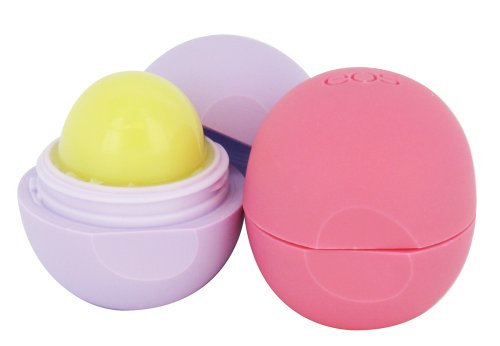 EOS Spring Lip Balm Set, Passion Fruit/ Strawberry Lip Balm Sphere