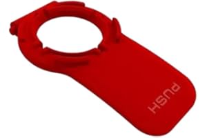 Stoockie Levier Couleur (Noir ou Blanc ou Rouge) - Languette Compatible Supports téléphone Quadlock (Rouge)