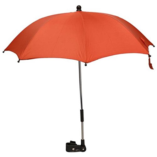 Kungfu Mall Baby Pram Pushchair Buggy Stroller Umbrella Sunshade Parasol Brolly Sun Canopy (Orange)