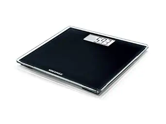Soehnle Digital Personal weighing Machine/scale Style Sense Compact , High-quality safety glass platform. Max 180 Kg. Colour black