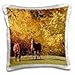 Produktbild Horses - Horse graze among trees, Cambrige, Idaho 16x16 inch Pillow Case