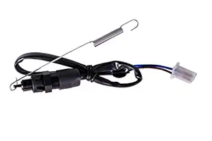 Uno Minda SW-0520AM-M01 Brake Switch - Rear - with Spring (2 Wire Female White Coupler) for-Bajaj-Discover 102/ Boxer BM150