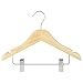 Produktbild Richards Homewares - Kids 10 Hangers Suit Hangers with Clips, Chrome Hooks by Richards Homewares