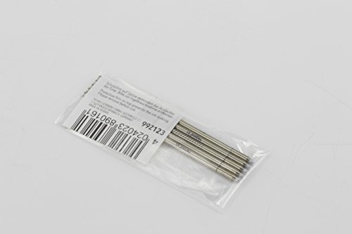 TROIKA Kugelschreibermine – 99Z123 – 5er Pack – Ersatzmine D1 – blau – bedruckt – Strichstärke M – Schreiblänge 1.600 – 1.800 m – für TROIKA CONSTRUCTION Multitasking-Kugelschreiber – TROIKA-Original - 2