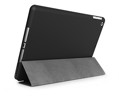 Khomo iPad 2, iPad 3, iPad 4 Retina Hülle Case Schwarze Gehäuse mit doppelten Schutz ultra dünn und leicht, Smart Cover – Dual Black - 8