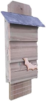 3 x BAT NESTING BOXES WITH NATURAL SLATE ROOF FOR UK BATS - BLACKDOWN WOOD CRAFTS - FREE LOCAL DELIVERY