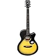 Saga SA-600C-SB Concert Cutaway Acoustic Guitar (Sunburst)