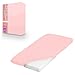 Childrens Pure 100% Cotton Cotbed Size Light Pink Fitted Sheet 70cm x 140cm