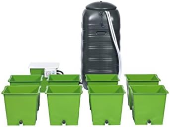 The Green Man System 8 Pot Hydroponic Grow Kit - Flood & Drain