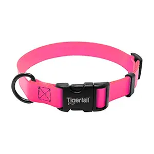 Tiger Tail Urban Nomad Dog Collar ? Lightweight Waterproof & Odor Proof Dog Collar ? Extra Small, Pink