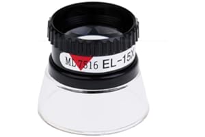 XCCYG Loupe monoculaire 15x en verre pour bijoux, archéologie, réparation artisanale