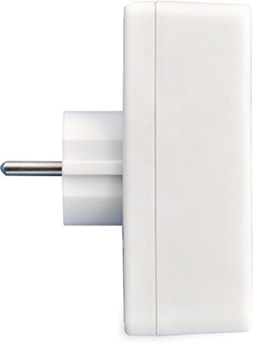 SKT TZU00503 Überspannungs-Schutz-Adapter 3-fach Steckdose mit Kindersicherung weiß - 2