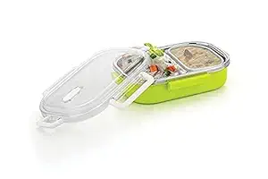 PAGHADI Airtight Leak Proof Insulated Stainless Steel BPA Free Insulated Lunch/Tiffin Box with Removable Inner Plate for Women and Men Office, Kids to School, Tiffin Boxes, Lunch Box (Multicolor)