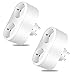 Produktbild JULES V Smart Plug 2 in 1 Wi-Fi-Mini-Steckdosen 16A-Timing-Switch Energieüberwachung kompatibel mit: Amazon Alexa und IFTTT Google Assistent – zwei Ausgänge, Kann einzeln oder in Gruppen arbeiten (2)