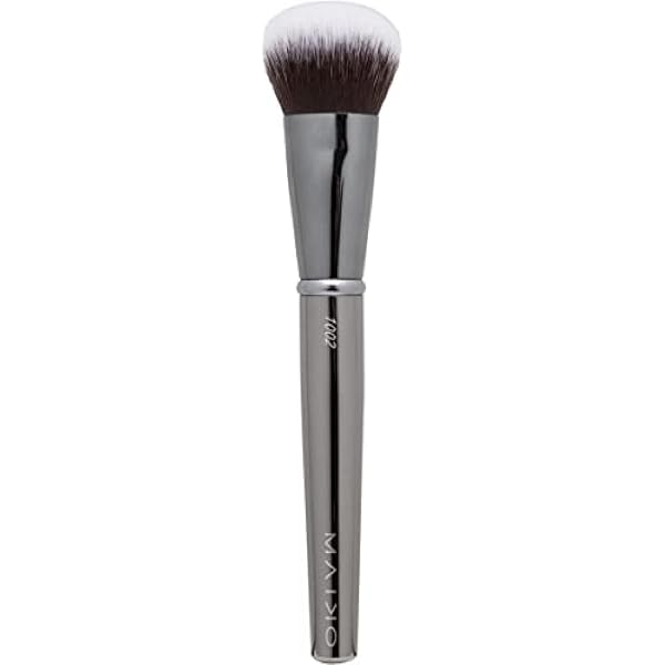 Luxury Grey 1005 Rouge-Pinsel – Synthetik, Vegan, Für Präzises Auftragen Von Puder & Blush | Dichte Fasern, Einfach Zu Reinigen