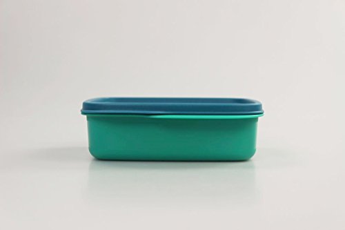 TUPPERWARE To Go Lunchbox 550 ml blau/türkis Trennwand Clevere Pause Schule 11561 - 5