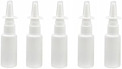 CMJ™ 3 x 15ml Empty Nasal Pump Spray Plastic Bottle Refillable Fine Mist Sprayer