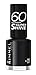 Rimmel London 60 Seconds Super Shine Nail Polish, Black Out - 8 ml