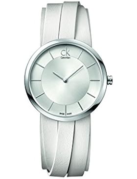 CK Damen-Armbanduhr XS Analog Quarz Leder K2R2S1K6