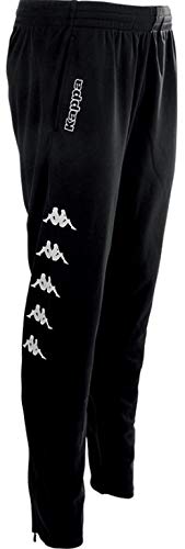 Kappa Pagino Pantalón Largo, Unisex, Negro, M