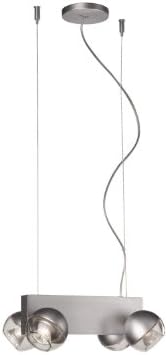 Massive 53118/48/10 Perla 4 (gz10) Light Pendant Spotlight - Glass & Aluminium