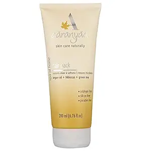 Aaranyaa Hair Pack With Argan Oil | Shikakai | Amla | Bhringraj | Green Tea for Dry and Damage Hair and Frizzy Hair|200 ML -Sulphate & Paraben free