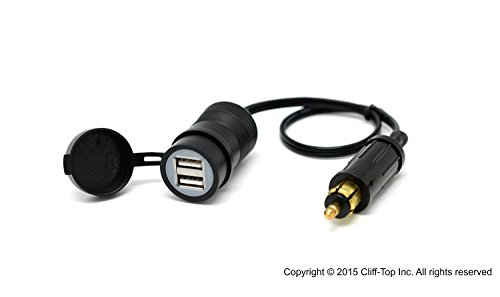Cliff-Top 3,3 Amp Hella (Din) all'adattatore USB - Estensione del cavo