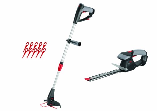 Skil Rasentrimmer + Heckenschere Gartenset Urban Series 0078 AA, Karton (Schnittkreisdurchmesser: 17 cm, Schnittlänge: 25 cm, 2x Easy Storage Schiene)