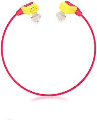 Headphones Wireless Bluetooth inEar with Mic, Light Weight, Noise Cancellation, Earphones/Earbuds Sweat Proof Sports Earphones Compatible with iOS, iPhone, Android, Samsung, Smartphones - Six7s (Pink)
