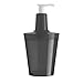 Produktbild koziol Seifenspender 250 ml Flow,  Kunststoff, solid schwarz, 8.80 x 8.80 x 17.7 cm