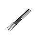Ularma 10Pcs Black Pro Salon Hair Styling Hairdressing Plastic Barbers Brush Combs Set