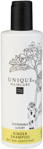 Unique Beauty haircare Niños Champú 250 ml limpia Mild & aporta riqueza, fuerza de salto & brillo